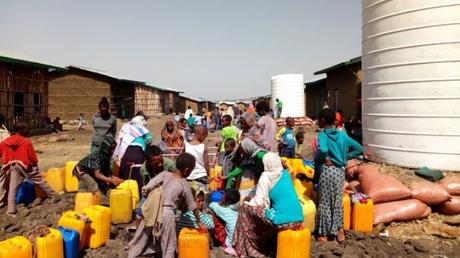 Ethiopie : Eau et assainissement pour améliorer les conditions de vie de milliers de personnes déplacées par la violence