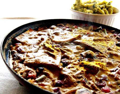 Tofu aux canneberges avec sauce aux champignons Tofu aux canneberges avec sauce aux champignons