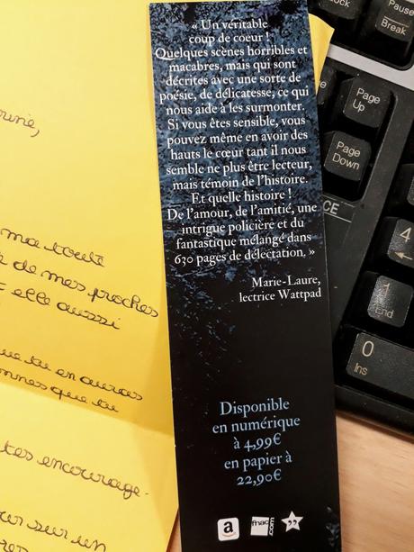 Marque page/Bookmark: Le Sang Des Wolf (Blanche Montclair)