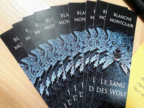 Marque page/Bookmark: Le Sang Des Wolf (Blanche Montclair)