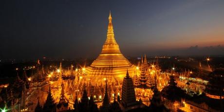 Pagode Shwedagon, Yangon, Birmanie de nuit - photo Tripadvisor