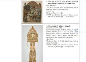 Musée de Cluny  « La broderie médiévale »  24 Octobre 2019 au 20 Janvier 2020