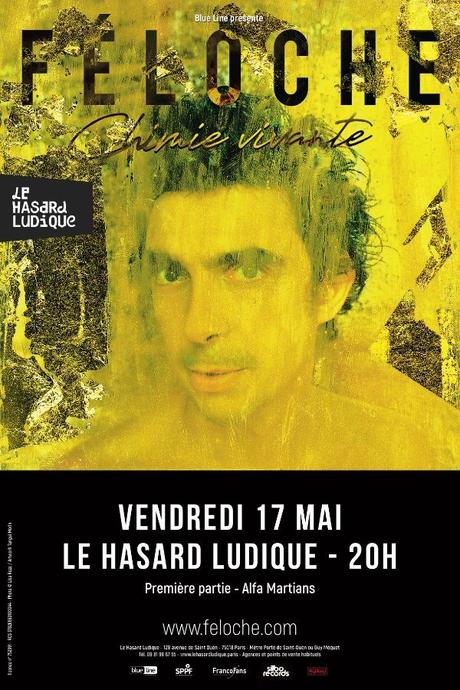 #Féloche en concert à Paris au Hasard Ludique le 17 mai !