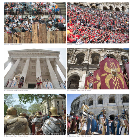 Les grands jeux romains en famille à Nîmes