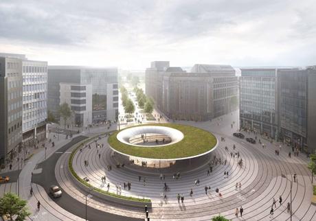 SCHUMAN : Le rond-point deviendra (peut-être) une agora urbaine