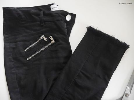 Customiser le bas d'un pantalon noir | Kustom Couture