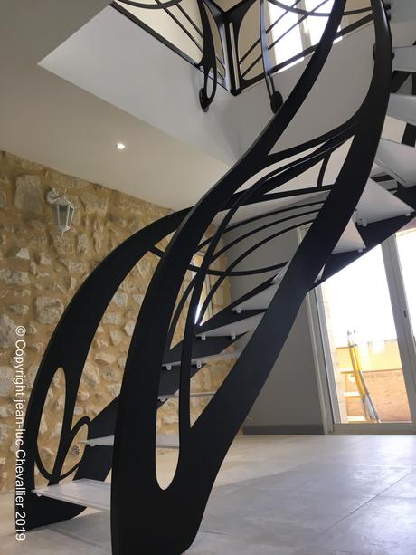 Escalier design – création et sculpture