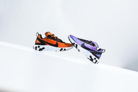 Nike habille la React Element 55 de deux tissus iridescents