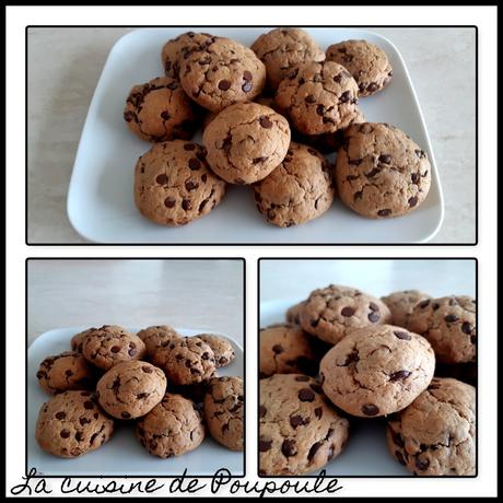 Cookies chocolat et praliné