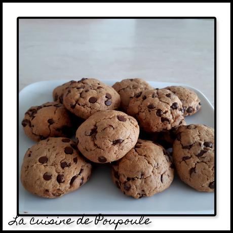 Cookies chocolat et praliné