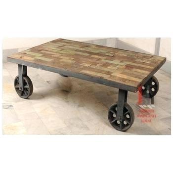 antique cart coffee table wood cart coffee table