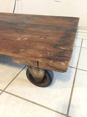 antique cart coffee table antique railroad trolley steampunk industrial factory cart coffee table x