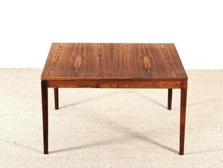danish rosewood coffee table danish modern square coffee table in rosewood
