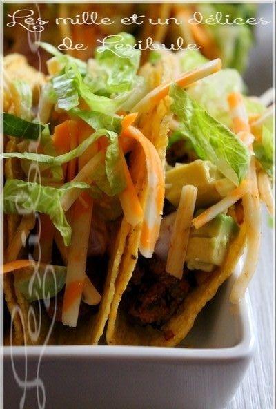 ~Tacos au porc haché à la mexicaine~ ~Tacos au porc haché à la mexicaine~