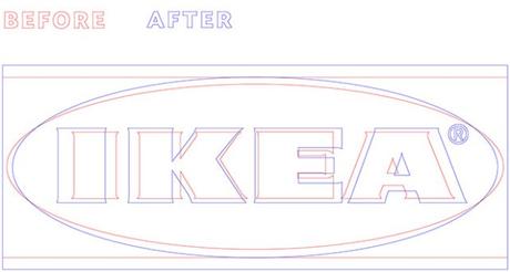 [LOGOTYPE] : Le logo IKEA s’affine et prend de la hauteur