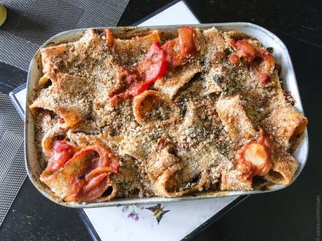 « Calamars »… – Pasta al forno au kale