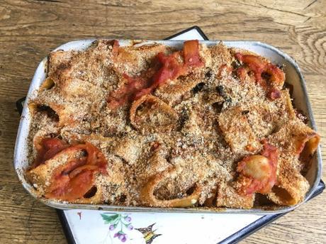 « Calamars »… – Pasta al forno au kale