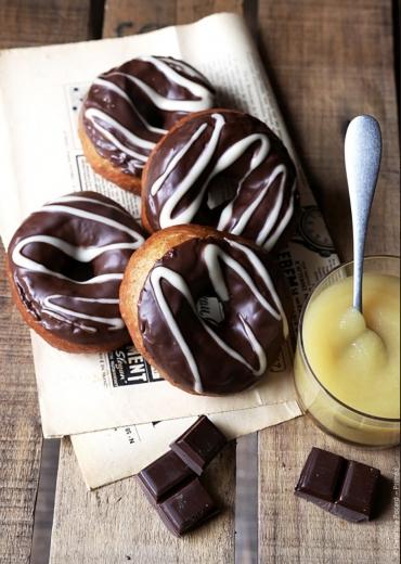 Recette bio : Donuts bio vegan, glaçage chocolat