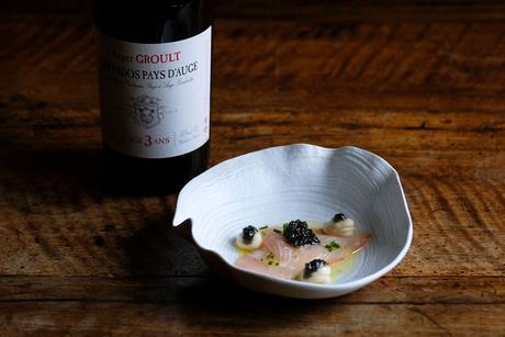 Sériole, jus d'huître, caviar Sériole, jus d'huître, caviar