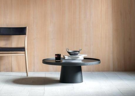 maison coffee table design studio pinch designed the coffee table using a single material formed into a simple shape