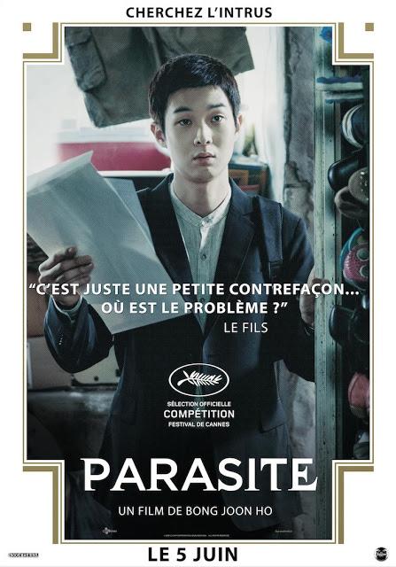 Affiches personnages VF pour Parasite de Bong Joon-ho Affiches personnages VF pour Parasite de Bong Joon-ho