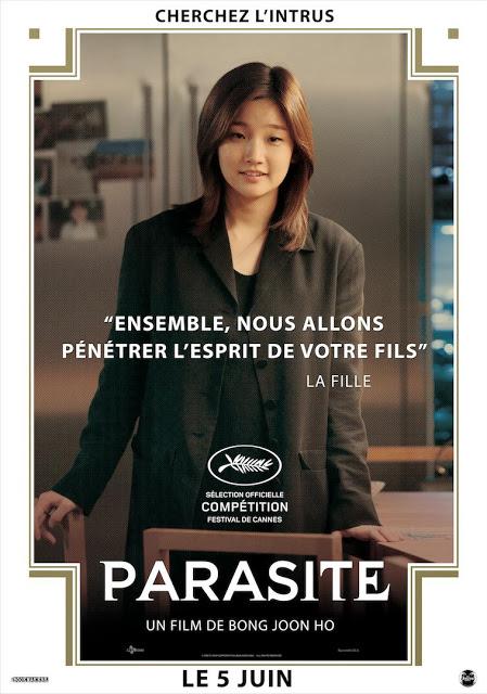 Affiches personnages VF pour Parasite de Bong Joon-ho Affiches personnages VF pour Parasite de Bong Joon-ho