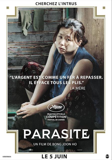 Affiches personnages VF pour Parasite de Bong Joon-ho Affiches personnages VF pour Parasite de Bong Joon-ho
