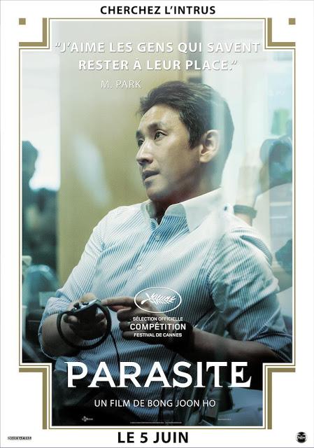 Affiches personnages VF pour Parasite de Bong Joon-ho Affiches personnages VF pour Parasite de Bong Joon-ho