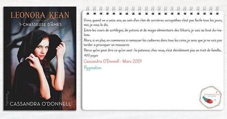 Leonora Kean #1 – Chasseuse d’âmes – Cassandra O’Donnell