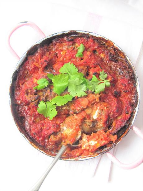 Aubergines à la tomate & à la feta Aubergines à la tomate & à la feta