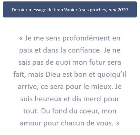 Hommage à Jean Vanier