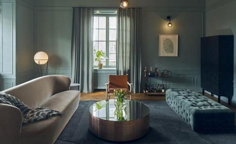 Un appartement du 18ème siècle totalement relookée à Stockholm
