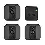 Blink XT - Système de sécurité à domicile avec détection de mouvement, montage mural, vidéo HD, 2 années d'autonomie de la pile et stockage dans le Cloud inclus - Système à 3 caméras