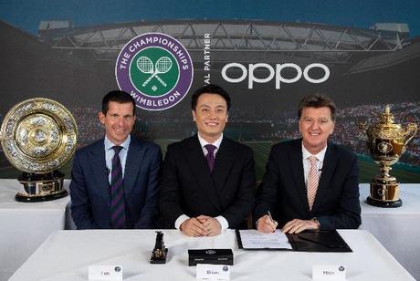 La marque OPPO devient partenaire smartphone officiel des championnats de Wimbledon