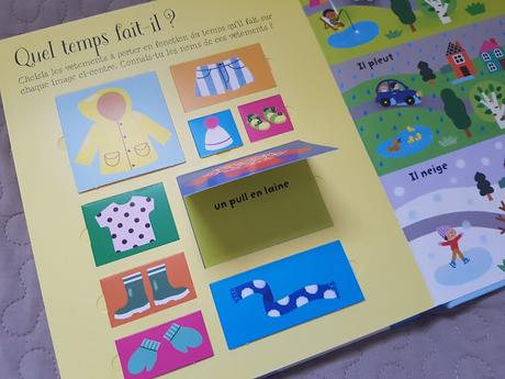 Mon premier imagier avec rabats Le temps et les saisons - Mon premier livre sur le corps humain - Nouveautés avril 2019 Editions Usborne