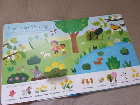 Mon premier imagier avec rabats Le temps et les saisons - Mon premier livre sur le corps humain - Nouveautés avril 2019 Editions Usborne