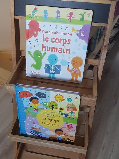 Mon premier imagier avec rabats Le temps et les saisons - Mon premier livre sur le corps humain - Nouveautés avril 2019 Editions Usborne
