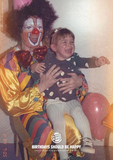 Burger King tacle les clowns des anniversaires McDonald’s