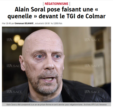 qui mettra fin à l’insupportable impunité de l’ordure #Soral ? #antisémitisme qui mettra fin à l’insupportable impunité de l’ordure #Soral ? #antisémitisme