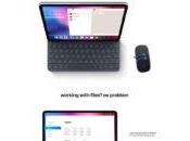 concept prévoit support souris iPad