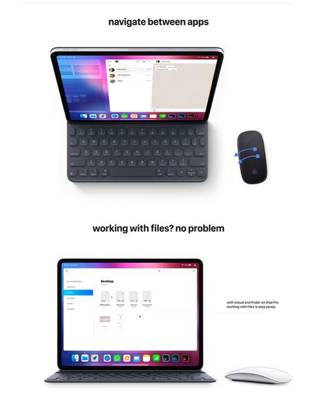iOS 13 : un concept prévoit le support de la souris sur iPad