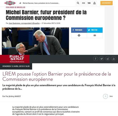 Michel Barnier, pas très loin de la Présidence de la Commission Européenne