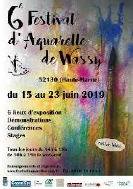 6ème Festival d’aquarelle de Wassy (Haute-Marne)