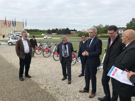 Ouverture d'une station Vélolib au Mémorial de Caen !