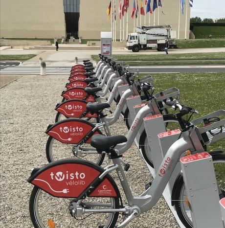 Ouverture d'une station Vélolib au Mémorial de Caen !
