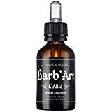 Huile à barbe au RICIN BIO  Sérum 5 huiles végétales BIO  N°1 des VENTES  Barb’Art  N°1 Français soins barbe depuis 2015  Le RICIN BIO Fortifie  Densifie  LIVRAISON OFFERTE PRIME