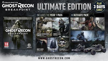 Ghost Recon Breakpoint – Les éditions spéciales et collector
