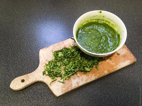 Vert indien – Riz à la coriandre (Coriander Rice)