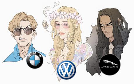Si les marques automobiles étaient des humains Si les marques automobiles étaient des humains