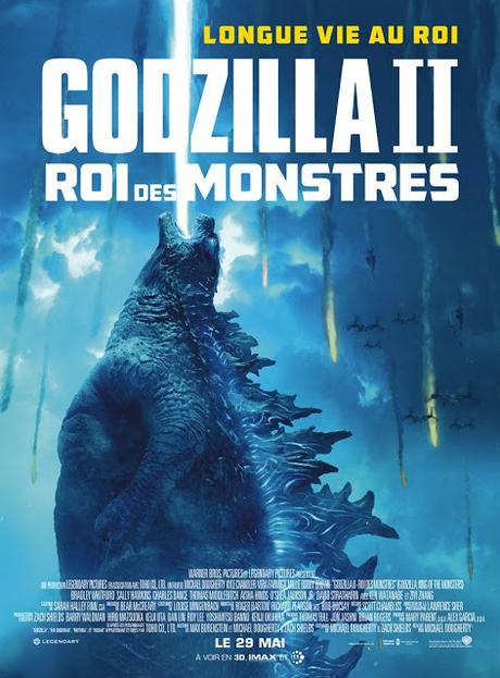 Nouvelle affiche VF pour Godzilla II : Roi des Monstres de Michael Dougherty